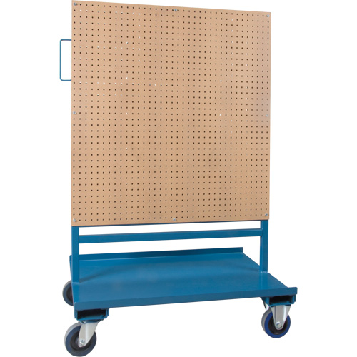 Bin/Pegboard Combo Rack, Double-sided, 38" W x 24-1/2" D x 55" H Cintas