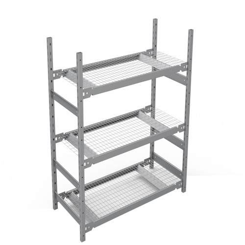 &eacute;tag&egrave;re de grande largeur, Acier, Sans boulons, Capacit&eacute; 1340 lb, 42" la x 60" h x 18" p Cintas