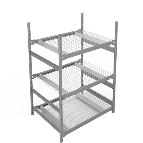 &eacute;tag&egrave;re de grande largeur, Acier, Sans boulons, Capacit&eacute; 1340 lb, 42" la x 60" h x 32" p Cintas