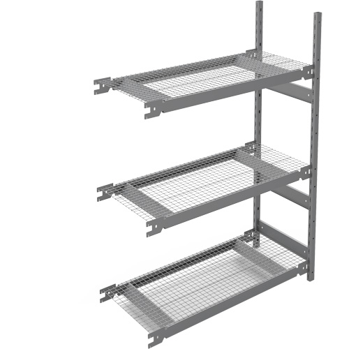 &eacute;tag&egrave;re de grande largeur, Acier, Sans boulons, Capacit&eacute; 1340 lb, 42" la x 60" h x 18" p Cintas