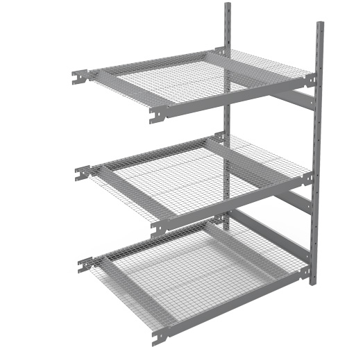 Wide Span Storage Shelving, Steel, Boltless, 1340 lbs. Capacity, 42" W x 60" H x 32" D Cintas