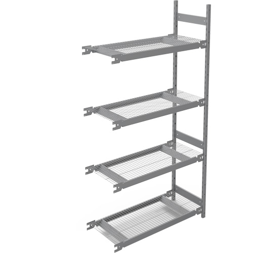 &eacute;tag&egrave;re de grande largeur, Acier, Sans boulons, Capacit&eacute; 1340 lb, 42" la x 84" h x 18" p Cintas