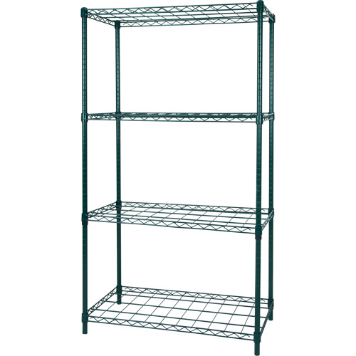Rayonnage &agrave; tablette pour s&eacute;chage, 4 Tablettes, 36" la x 63" h x 18" p Cintas