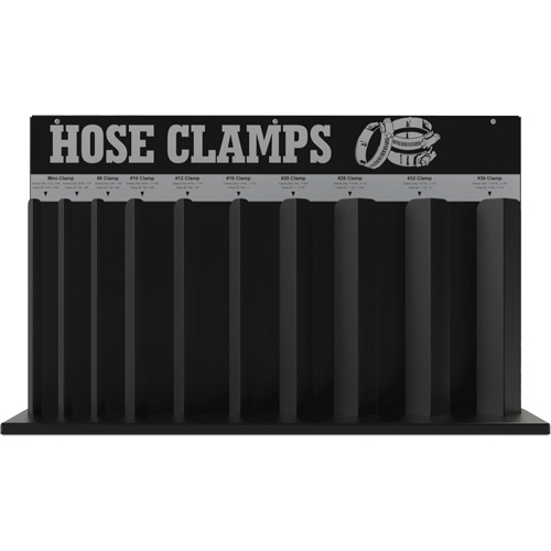 Support de rangement pour 10 colliers de serrage pour tuyaux flexibles Cintas