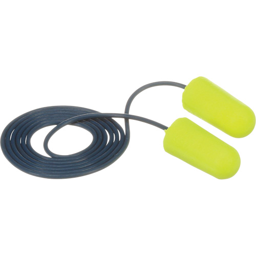 E-A-Rsoft Metal Detectable Earplugs, Corded, Regular, Bulk - Polybag, 32 NRR dB Cintas