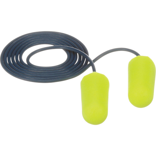 E-A-Rsoft Metal Detectable Earplugs, Corded, Regular, Bulk - Polybag, 32 NRR dB Cintas