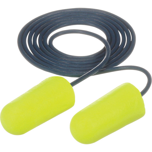 E-A-Rsoft Metal Detectable Earplugs, Corded, Regular, Bulk - Polybag, 32 NRR dB Cintas