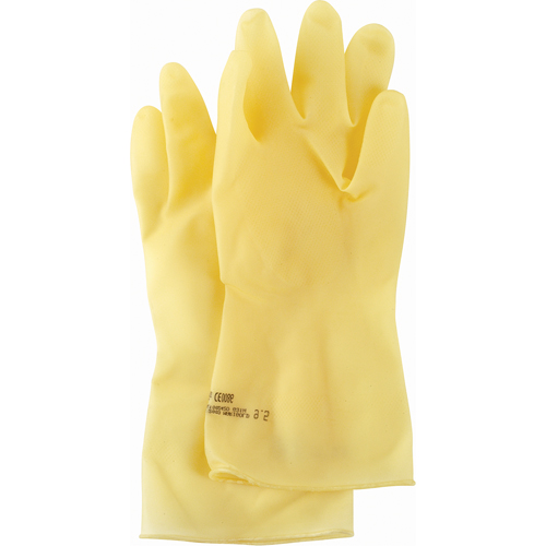 Featherweight Plus Gloves, Size Large/9, 13" L, Rubber Latex, 17-mil Cintas