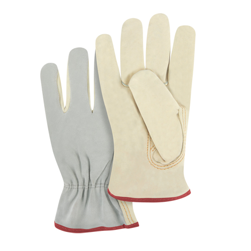 Split Back Driver's Gloves, Small, Grain Cowhide Palm Cintas