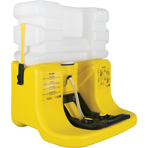 Douche oculaire On-Site, Aliment&eacute; par gravit&eacute;, Capacit&eacute; 7 gal., Conformit&eacute; ANSI Z358.1 Cintas