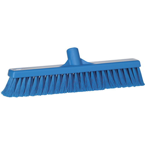 Balai hygi&eacute;nique pour service alimentaire, 15,7"x2", Polypropyl&egrave;ne, Bleu Cintas