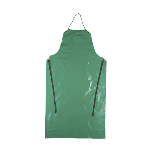 A43 48 CA-43&reg; FR Apron, Polyester/PVC, 29" L x 48" W, Green Cintas