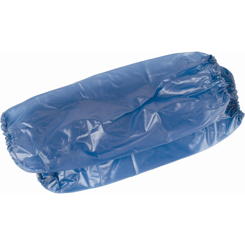 Lightweight Sleeves, 18" long, Vinyl, Blue Cintas