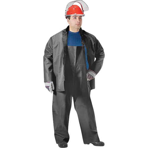 Veste imperm&eacute;able SBR Vulcan, Caoutchouc, Moyen, Noir Cintas