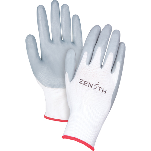 Gants l&eacute;gers enduits et respirants, 7/Petit, R&ecirc;vetement Mousse de nitrile, Calibre 13, Enveloppe en Polyester Cintas