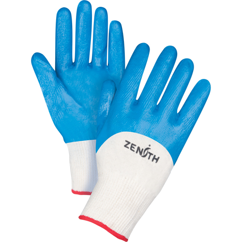 Gants enduits et tricot&eacute;s sans coutures de poids moyen, 7/Petit, R&ecirc;vetement Nitrile, Calibre 13, Enveloppe en Coton Cintas