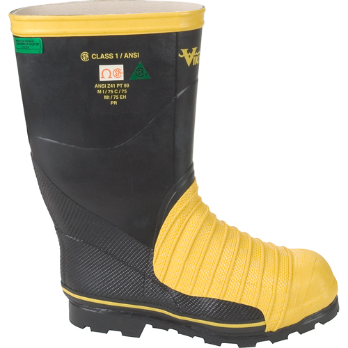 Bottes professionnelles Miner 49ER pour l'exploitation mini&egrave;re, Caoutchouc, Embout Acier, Pointure 7 Cintas