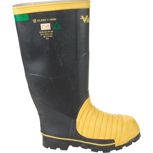 Bottes professionnelles Miner 49ER pour l'exploitation mini&egrave;re, Caoutchouc, Embout Acier, Pointure 7 Cintas