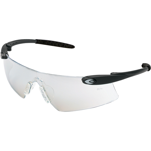 LUNETTES,DESPERADO,MONTNOIR CLR,I/O LENT MIROIR, Lentille Miroir int&eacute;rieur/ext&eacute;rieur, Anti-&eacute;gratignures, ANSI Z87+/R&eacute;pond ou surpasse la norme CSA Z94.3 Cintas