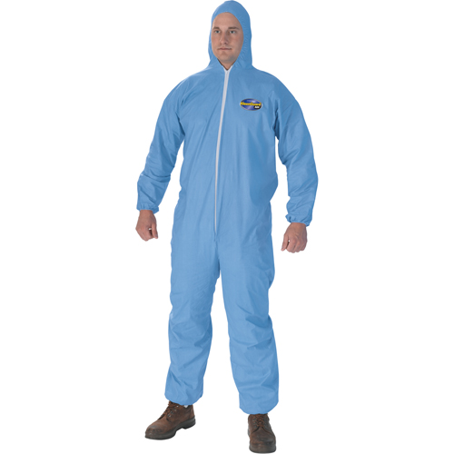 Combinaison Kleenguard A65, Grand, Bleu, Tissu ignifug&eacute; Cintas