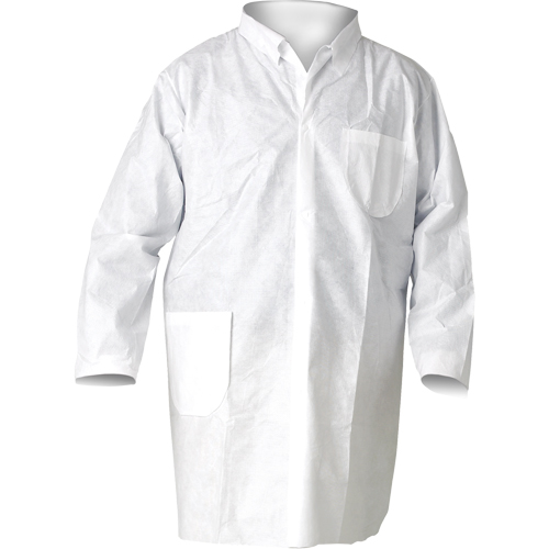 Sarraus de laboratoire KleenGuard A20, SMS, Blanc, Moyen Cintas
