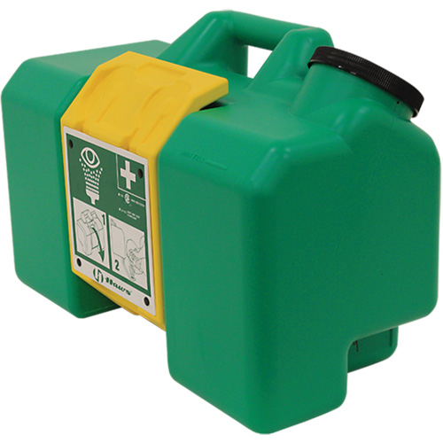 Poste de douche oculaire, Aliment&eacute; par gravit&eacute;, Capacit&eacute; 9 gal., Conformit&eacute; ANSI Z358.1 Cintas