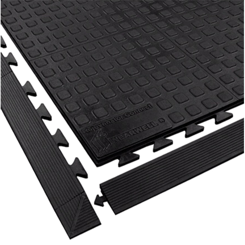 Rejuvenator Connect No. 502, Polyurethane, 3-1/4' W x 3-1/4' L, 5/8" Thick, Yellow Cintas