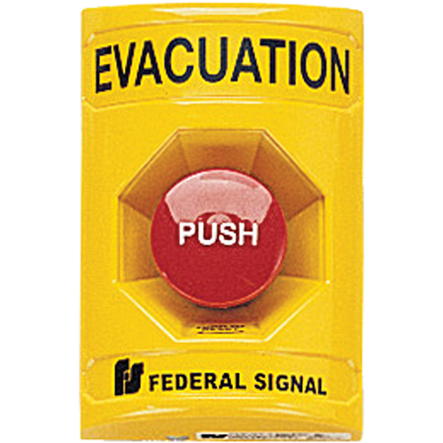 Poste &agrave; bouton-pression - POUR ACTIVATION ANTIVANDALISME DE DISPOSITIFS D'URGENCE Cintas