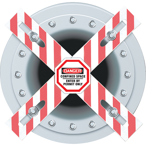 Barri&egrave;re Danger Man-Way Cross Cintas
