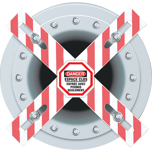 Barri&egrave;re Danger Man-Way Cross Cintas