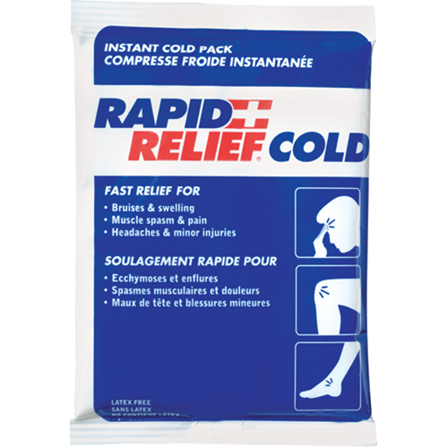 Instant Compress Packs, Cold, Single Use, 4" x 6"/6" x 4" Cintas