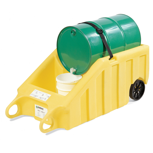 Poly-Dolly&reg;, 69" L x 31.7" W x 26.5" H, 70 US gal. Spill Cap. Cintas