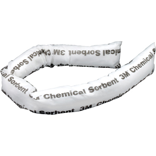 Chemical Sorbent Mini-Boom, Chemical, 4' L x 3" W, 12 gal. Absorbancy, 12 /Pack Cintas