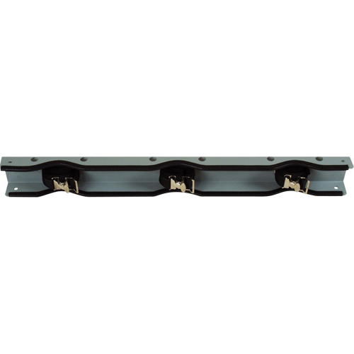 Support mural gris pour trois bouteilles Cintas
