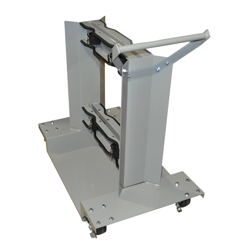 Supports mobiles pour bouteilles, Roues Polyol&eacute;fine, Base de 24" la x 40" lo, 1600 lb Cintas