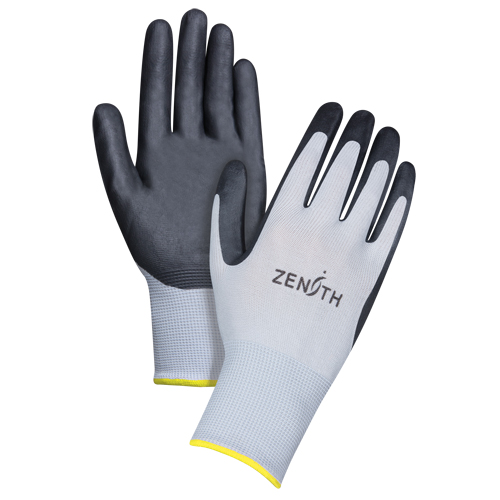 Gants l&eacute;gers enduits et respirants, 11/2T-Grand, R&ecirc;vetement Mousse de nitrile, Calibre 13, Enveloppe en Polyester Cintas