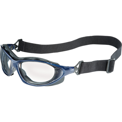 Uvex HydroShield&reg; Seismic&reg; Safety Goggles, Clear Lens, Anti-Fog/Anti-Scratch, Closed Vent Cintas