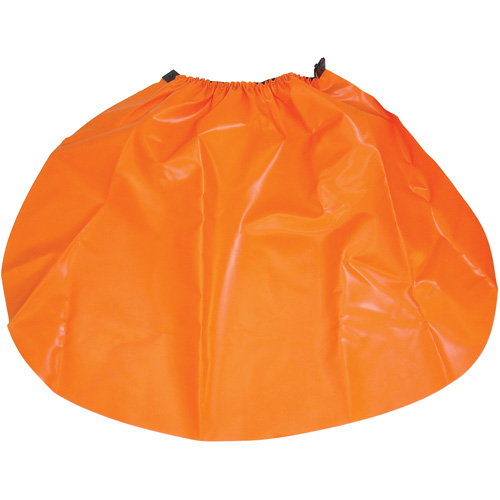 &eacute;cran anti-pluie pour casque de s&eacute;curit&eacute;, Taille unique, Orange, Nylon/PVC Cintas