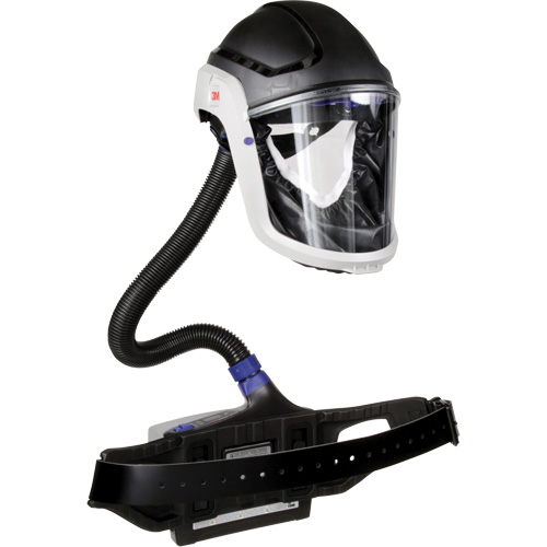 Trousse industrielle lourde pour APR motoris&eacute; TR-600 de Versaflo, Capuchon & visi&egrave;re, Pile Lithium-ion Cintas