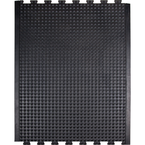 Anti-Fatigue Dome Matting, Bubbled, 3' x 4' x 1/2", Black, Rubber Cintas