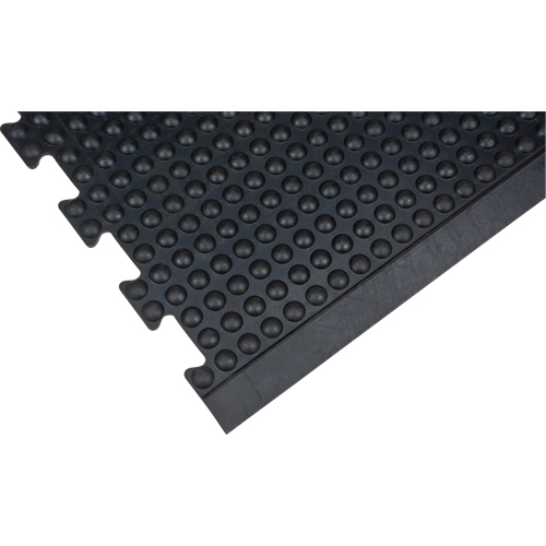 Anti-Fatigue Dome Matting, Bubbled, 3' x 4' x 1/2", Black, Rubber Cintas