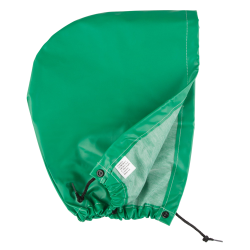 Capuchons imperm&eacute;ables AcidBasic r&eacute;sistants aux produits chimiques et &agrave; l'acide, Taille unique, Vert, Polyester Cintas