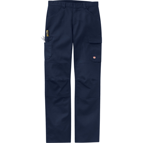Pantalons performance pour atelier, Toile/Coton/Polyester, Bleu marine, Taille 30, Entrejambe 37 Cintas