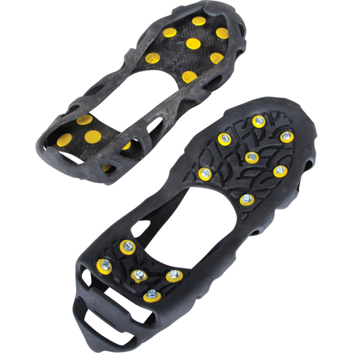 Heavy-Duty Anti-Slip Ice Cleats, Steel, Stud Traction, Large Cintas