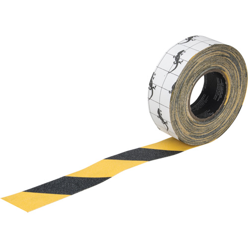 Ruban antid&eacute;rapant de premi&egrave;re qualit&eacute;, 2" x 60', Noir & jaune Cintas