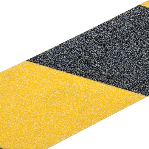 Ruban antid&eacute;rapant de premi&egrave;re qualit&eacute;, 2" x 60', Noir & jaune Cintas