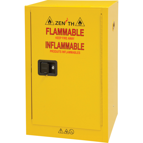 Armoire pour produits inflammables, 12 gal., 1 Porte(s), 23" La x 35" h x 18" p Cintas