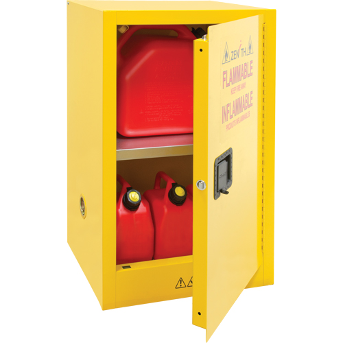 Armoire pour produits inflammables, 12 gal., 1 Porte(s), 23" La x 35" h x 18" p Cintas
