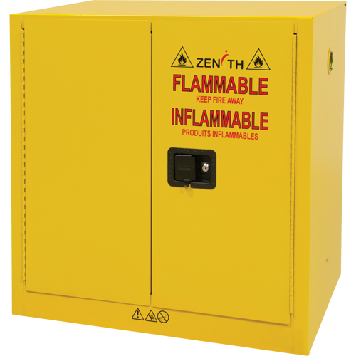 Flammable Storage Cabinet, 22 gal., 2 Door, 35" W x 35" H x 22" D Cintas