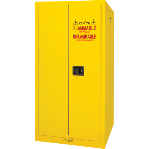 Flammable Storage Cabinet, 60 gal., 2 Door, 34" W x 65" H x 34" D Cintas
